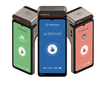 Load image into Gallery viewer, TapDonate branded card machines for charities