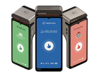 TapDonate Sunmi donation terminal