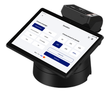 Load image into Gallery viewer, TapDonate Edge donation tablet with contactless card machine
