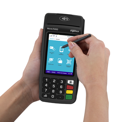 Refurbished Ingenico Move 5000 Card Machine with Receipt Printer – Contactless, Chip & PIN – One-Off Purchase